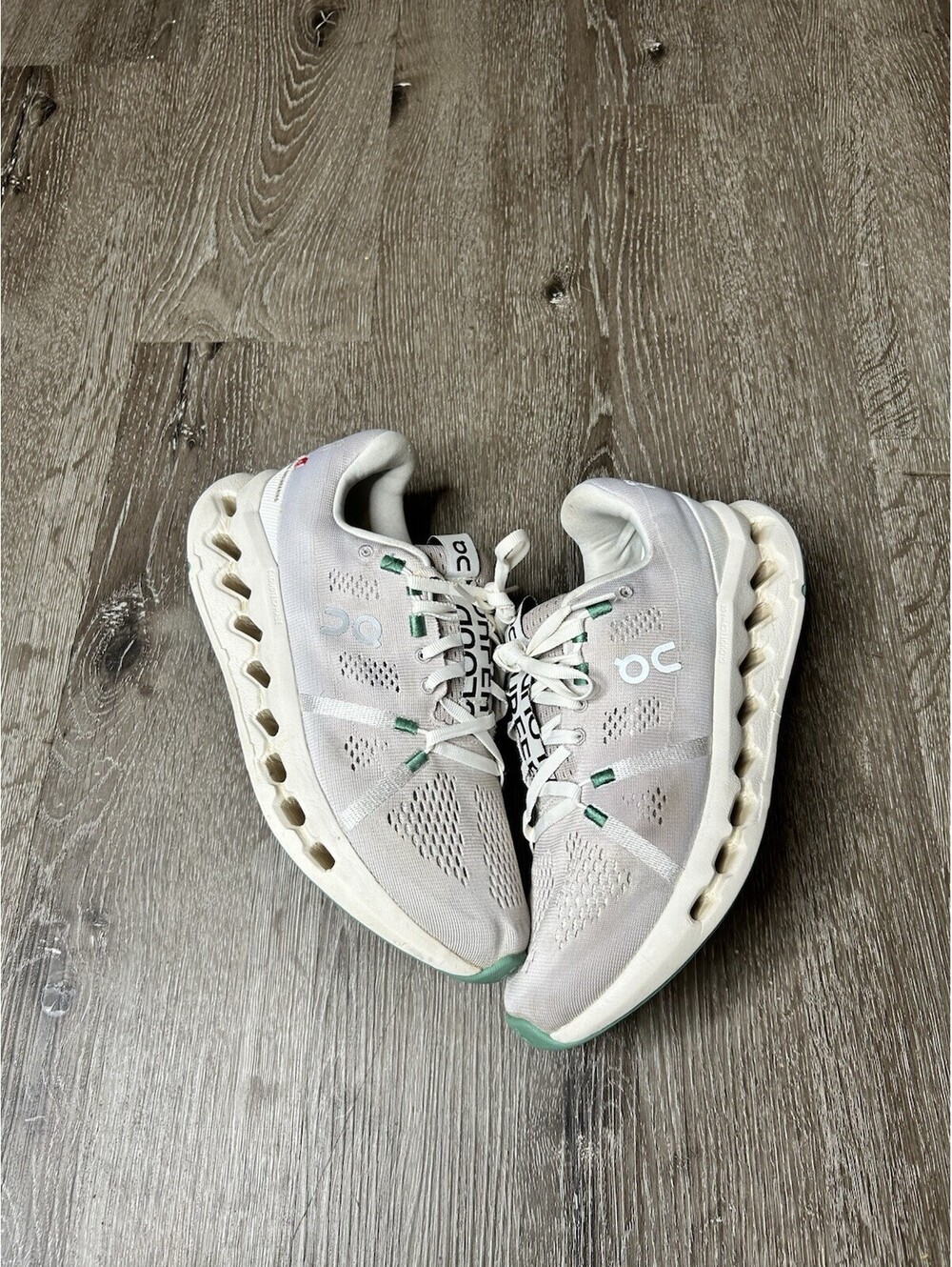 Size 9W - ON Cloudsurfer Pearl Ivory Women